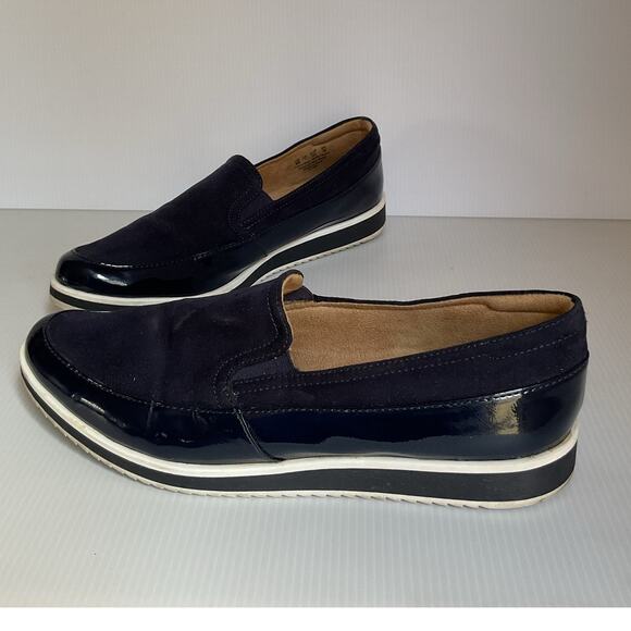 Naturalizer Comfort Slip-On Shoes Navy Blue Black Size 9M Casual Work Walking - Picture 2 of 10
